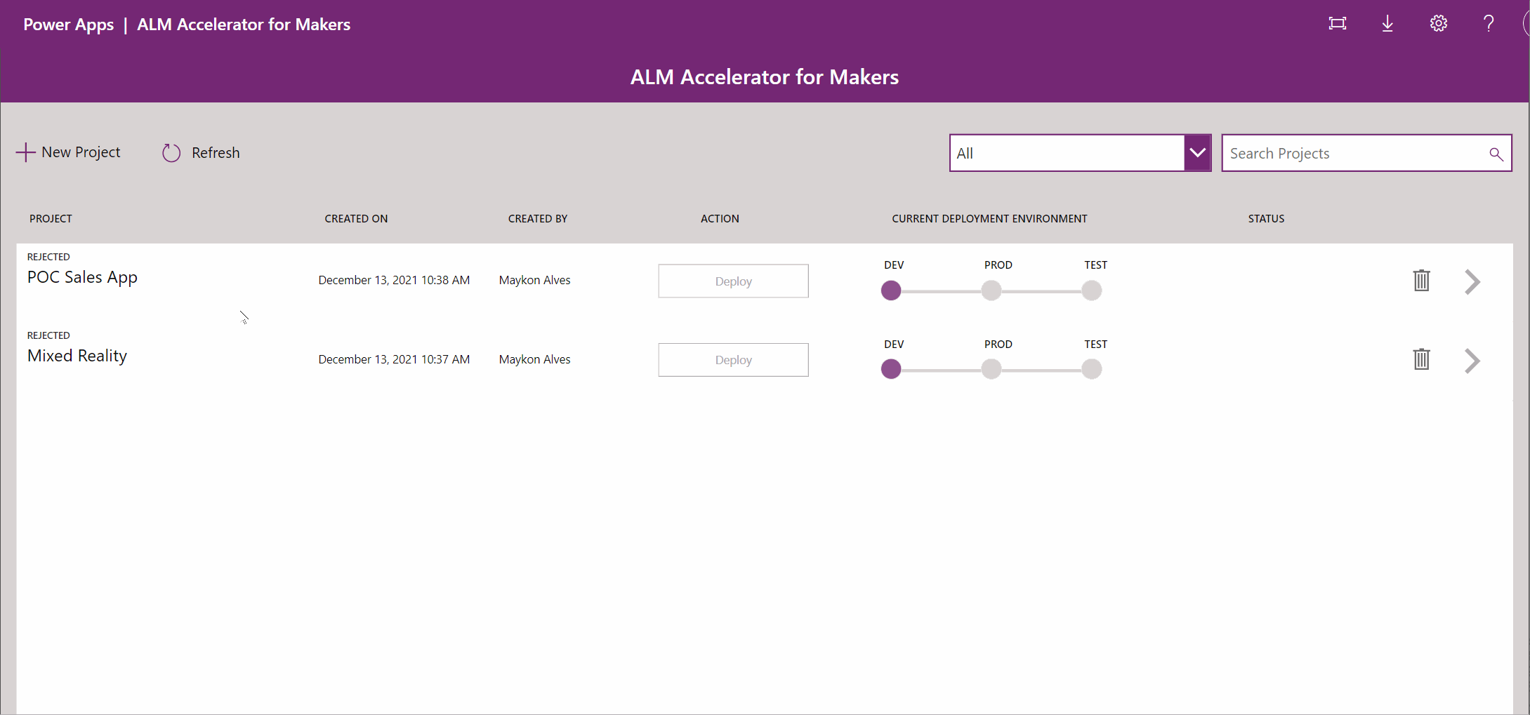 CoE - ALM Accelerator for Makers