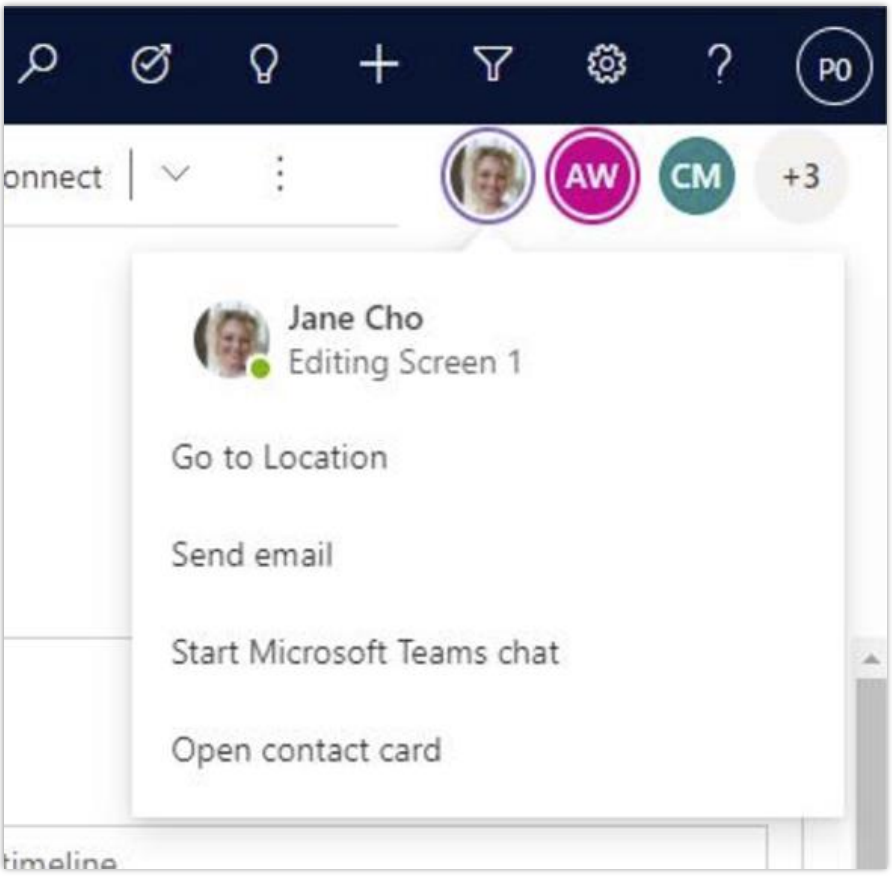 Facepile control expanded in model-driven app